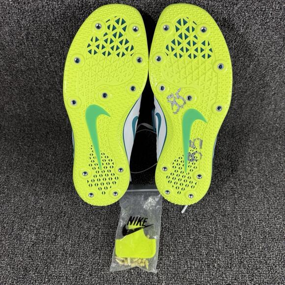 Nike Zoom High Jump HJ Elite White Gren Track Shoes Men’s Size 10.5 FZ9636-100 - Picture 7 of 8